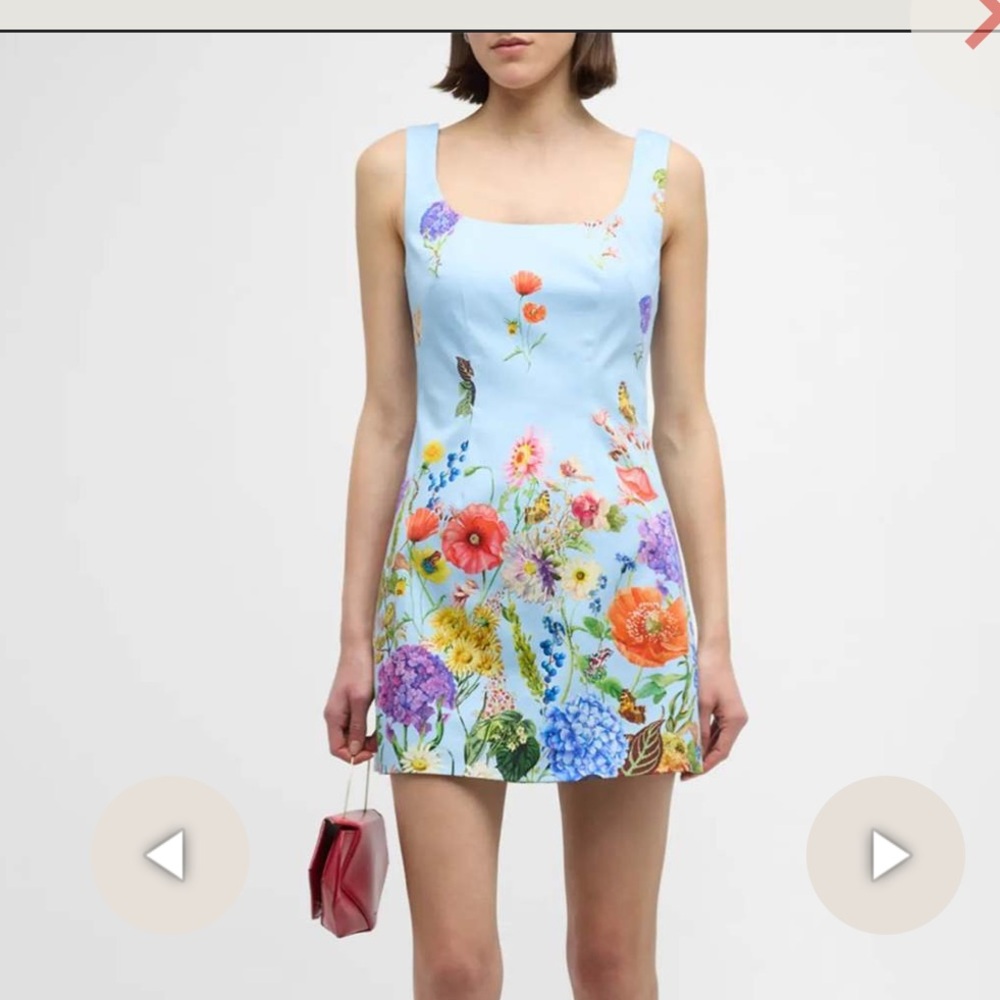 Cara Cara Sandra Square-Neck Mini A-Line Dress size 8// never worn NEW WITH TAGS - Picture 10 of 10